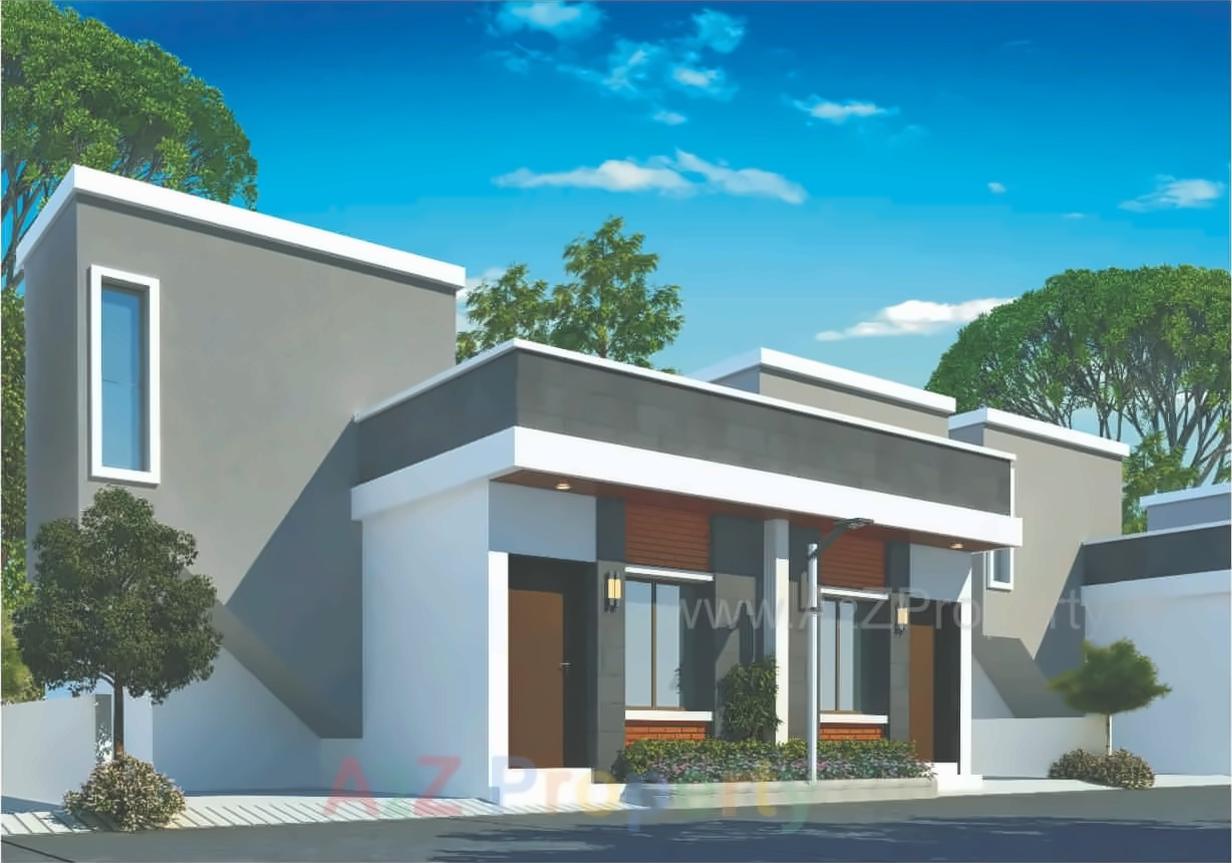 3D Elevation of real estate project J P Greens located at Shripor-timbi, Vadodara, Gujarat