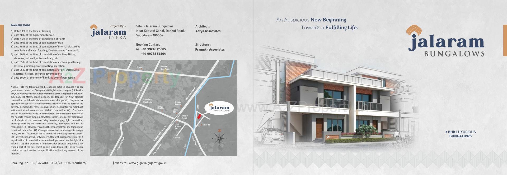  of real estate project Jalaram Bungalows located at Kapurai, Vadodara, Gujarat