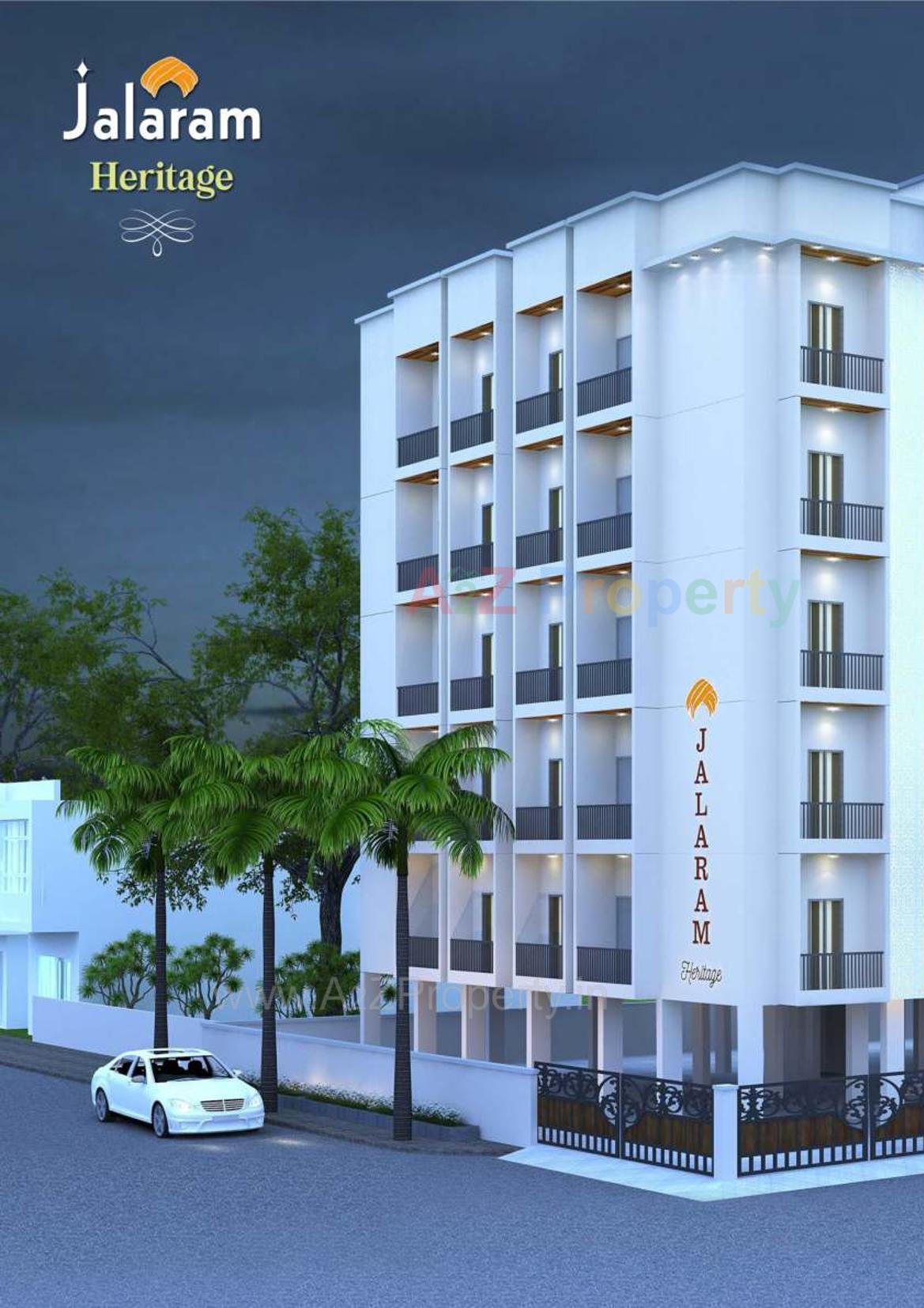3D Elevation of real estate project Jalaram Heritage located at Tandalja, Vadodara, Gujarat