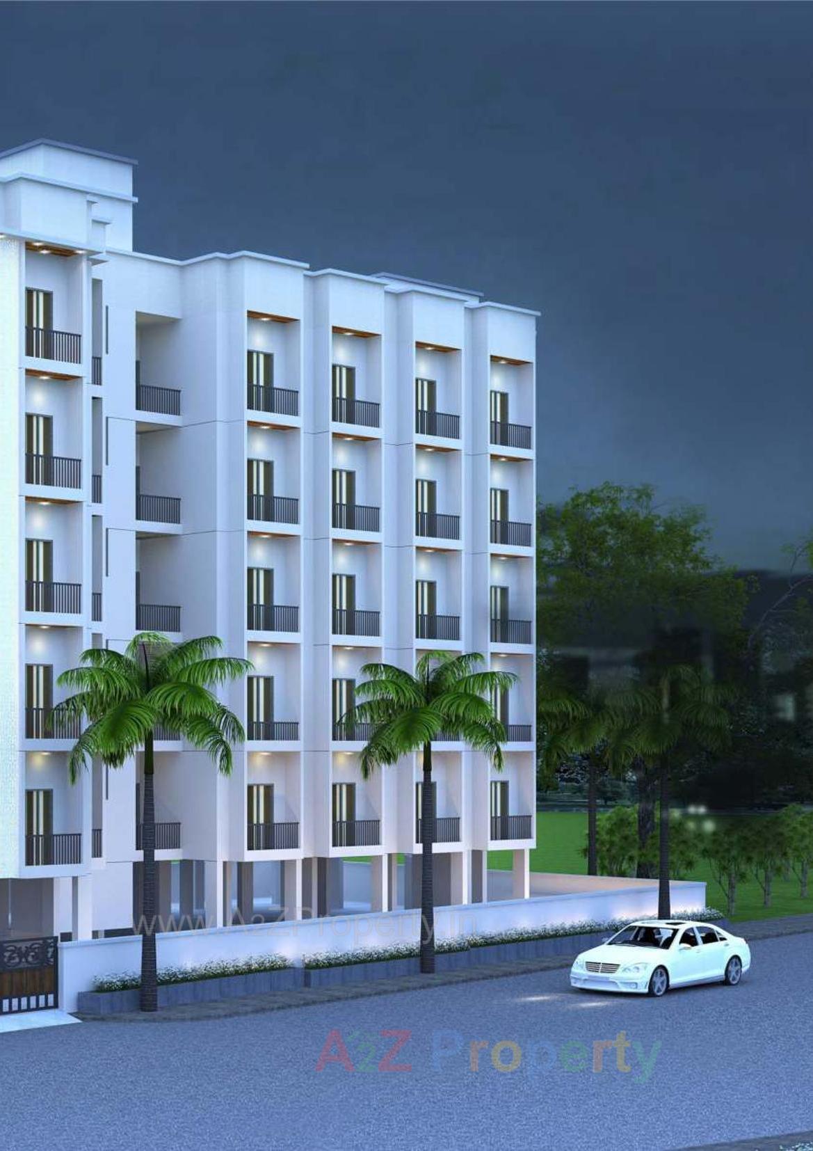 3D Elevation of real estate project Jalaram Heritage located at Tandalja, Vadodara, Gujarat