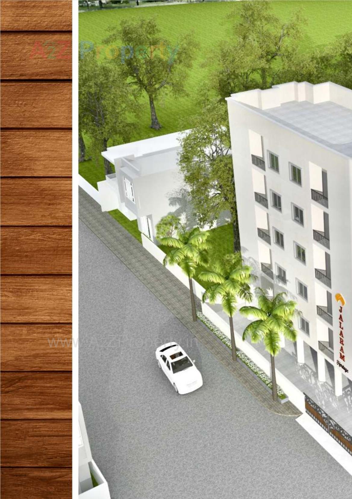 3D Elevation of real estate project Jalaram Heritage located at Tandalja, Vadodara, Gujarat