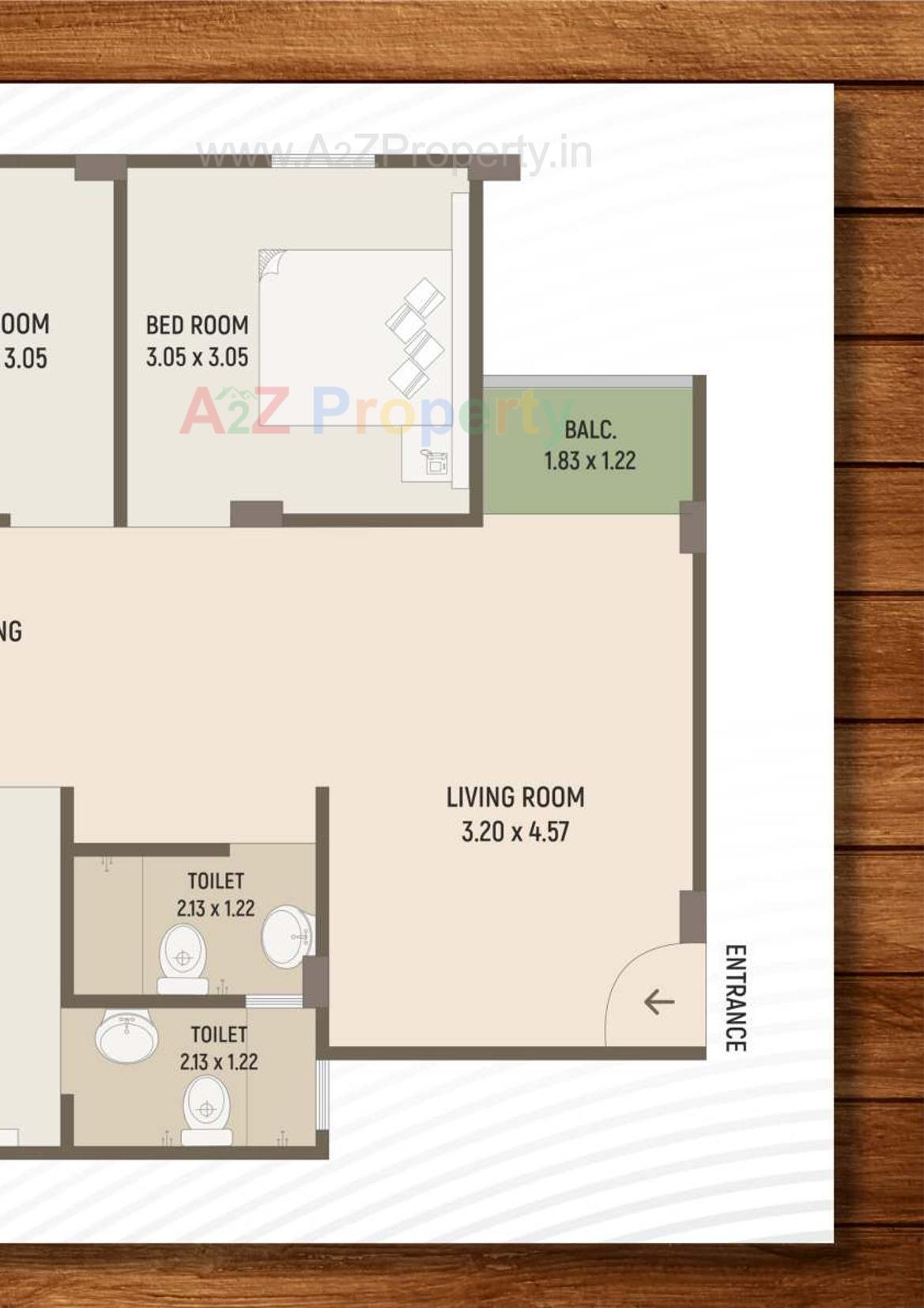 Layout of real estate project Jalaram Heritage located at Tandalja, Vadodara, Gujarat