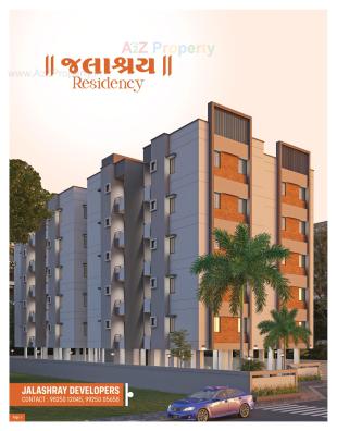Elevation of real estate project Jalashray Residency located at Vadodara, Vadodara, Gujarat