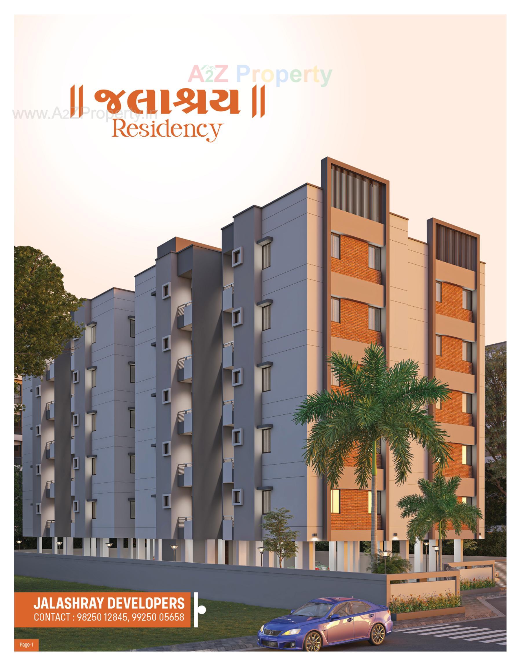 3D Elevation of real estate project Jalashray Residency located at Vadodara, Vadodara, Gujarat