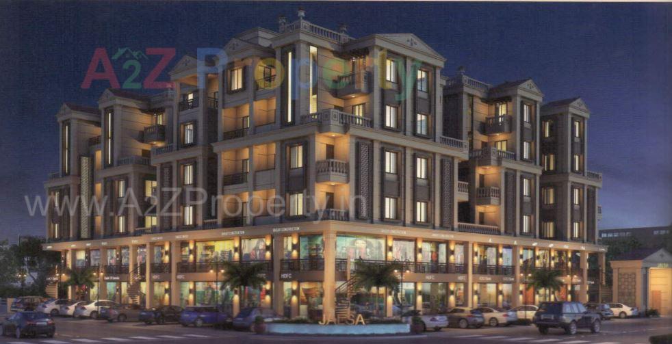 3D Elevation of real estate project Jalsa located at Sevasi, Vadodara, Gujarat