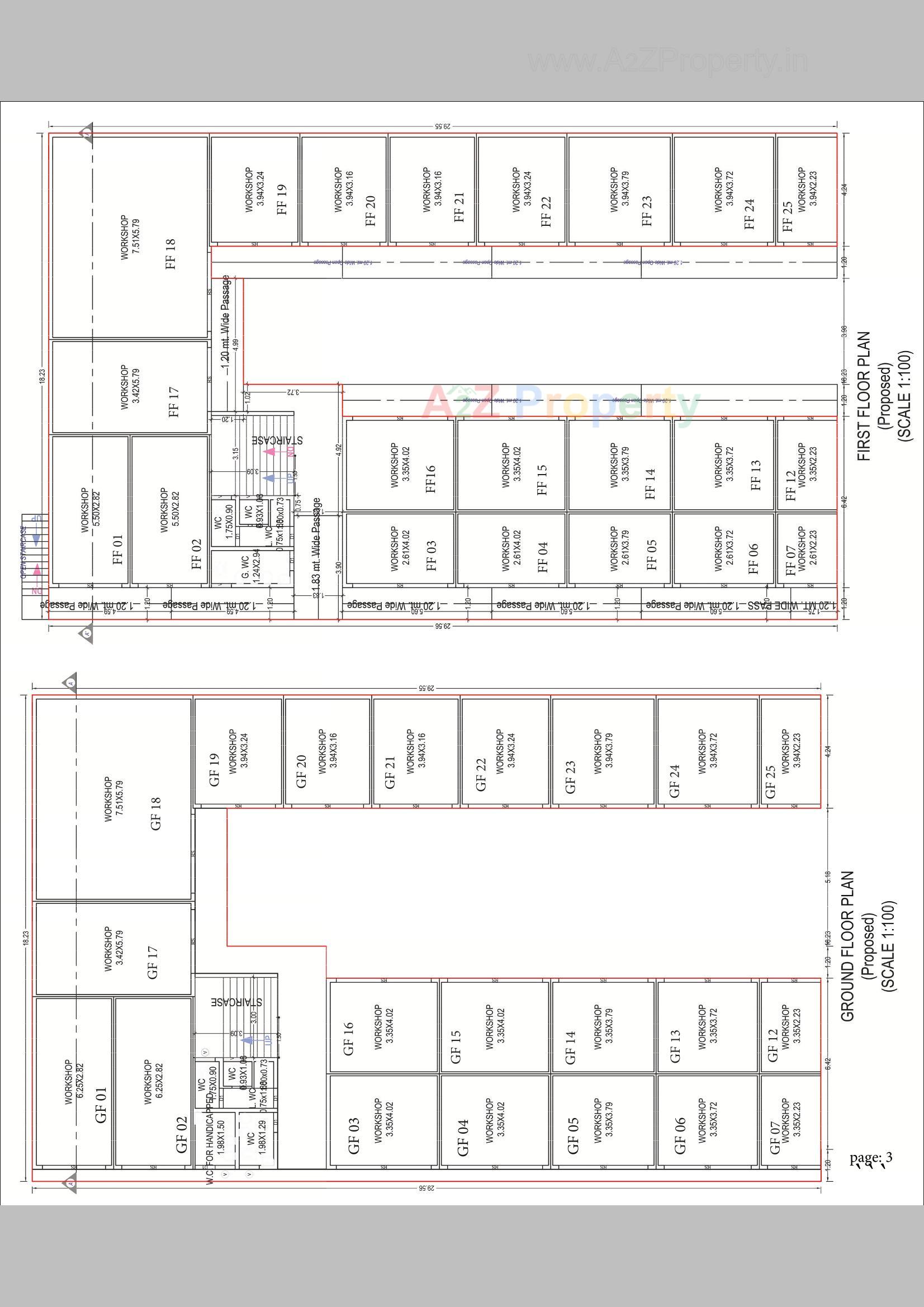 Layout of real estate project Jayshree Avenue located at Karjan, Vadodara, Gujarat