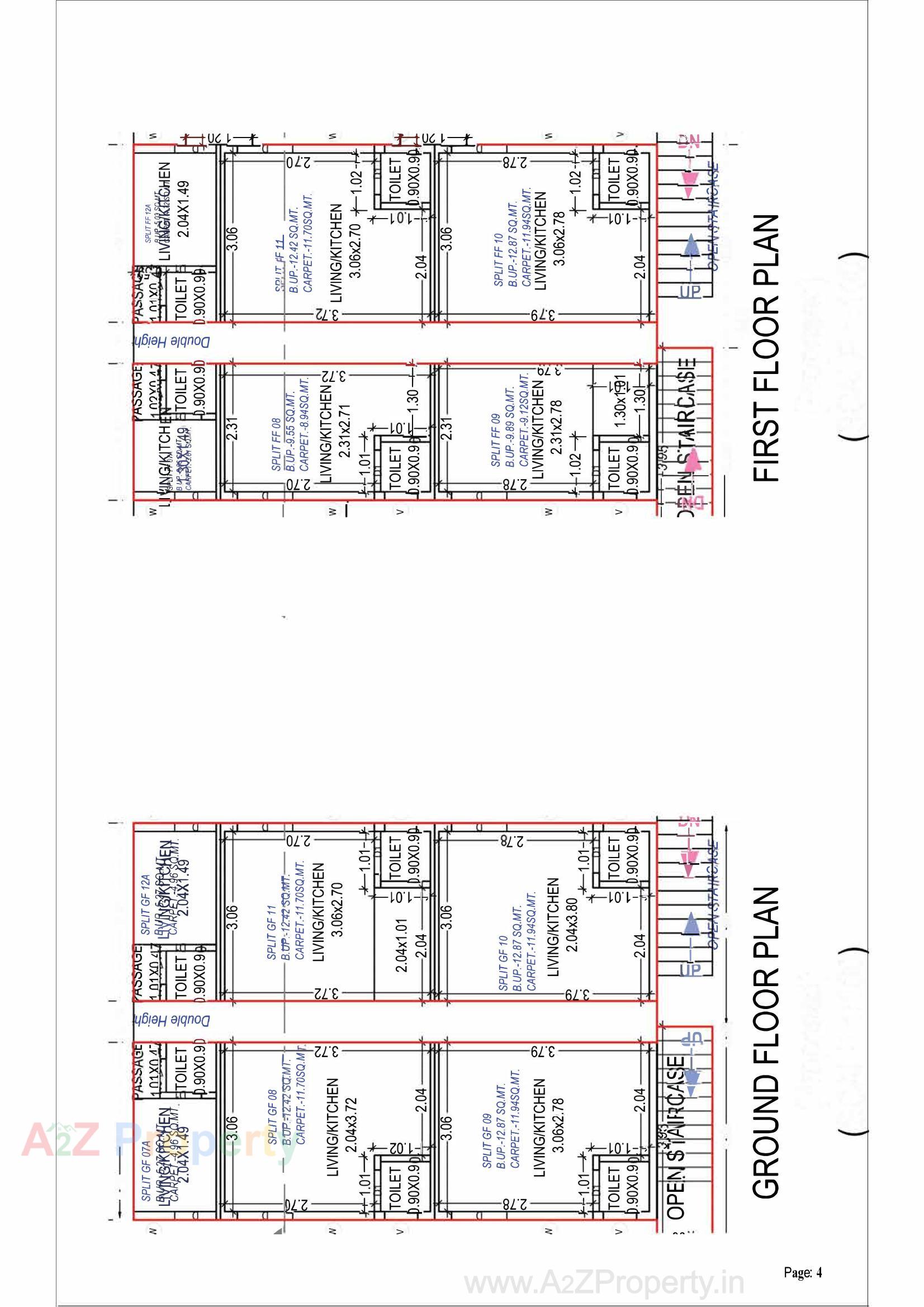 Layout of real estate project Jayshree Avenue located at Karjan, Vadodara, Gujarat