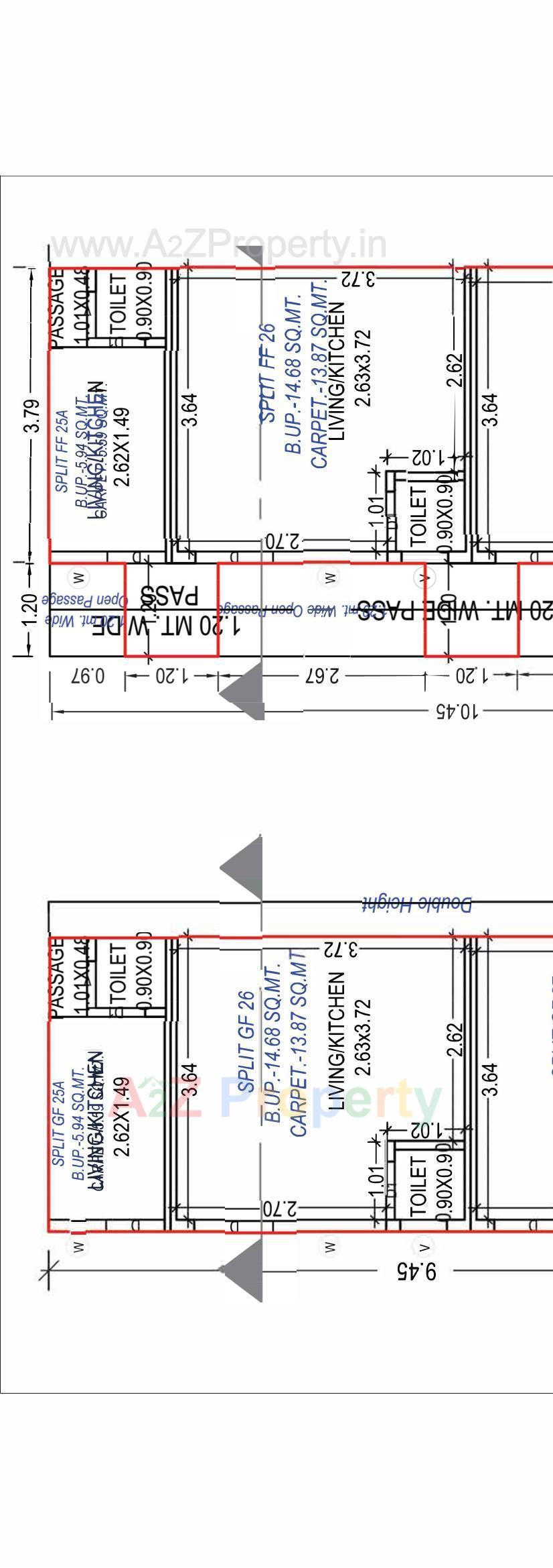 Layout of real estate project Jayshree Avenue located at Karjan, Vadodara, Gujarat