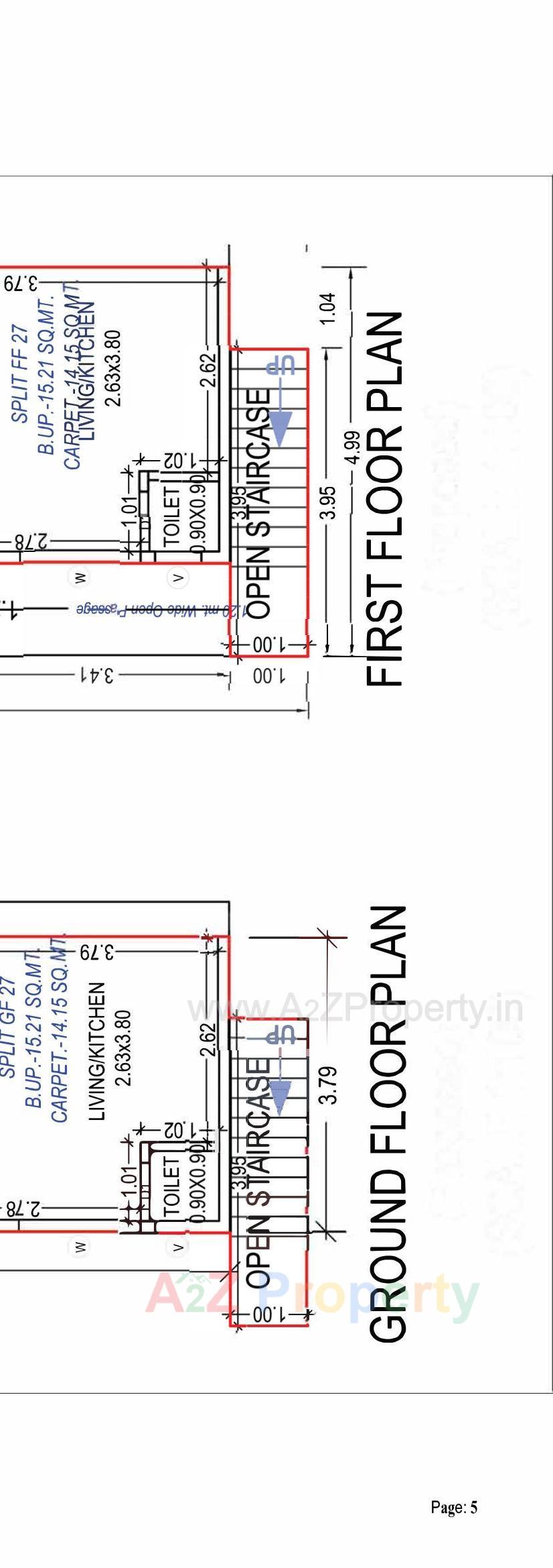 Layout of real estate project Jayshree Avenue located at Karjan, Vadodara, Gujarat