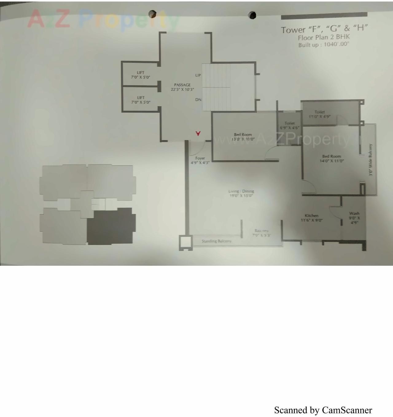 Layout of real estate project Jumeirah Park located at Tandalaja, Vadodara, Gujarat