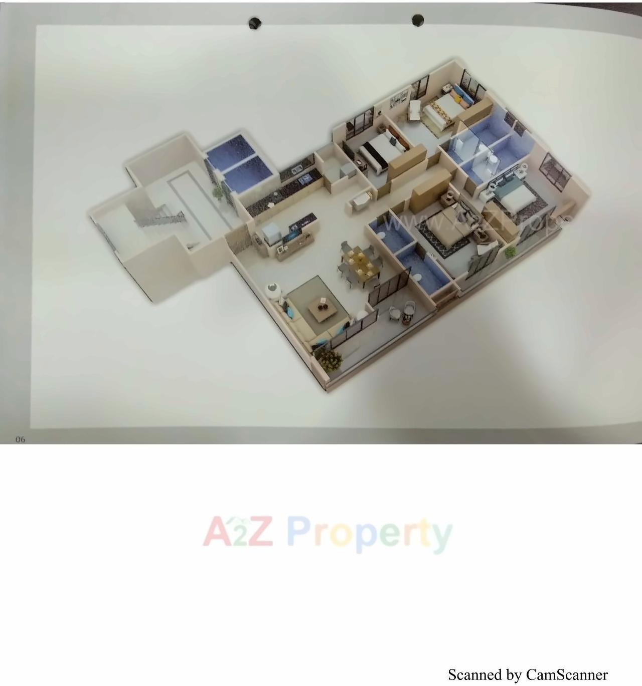 Layout of real estate project Jumeirah Park located at Tandalaja, Vadodara, Gujarat