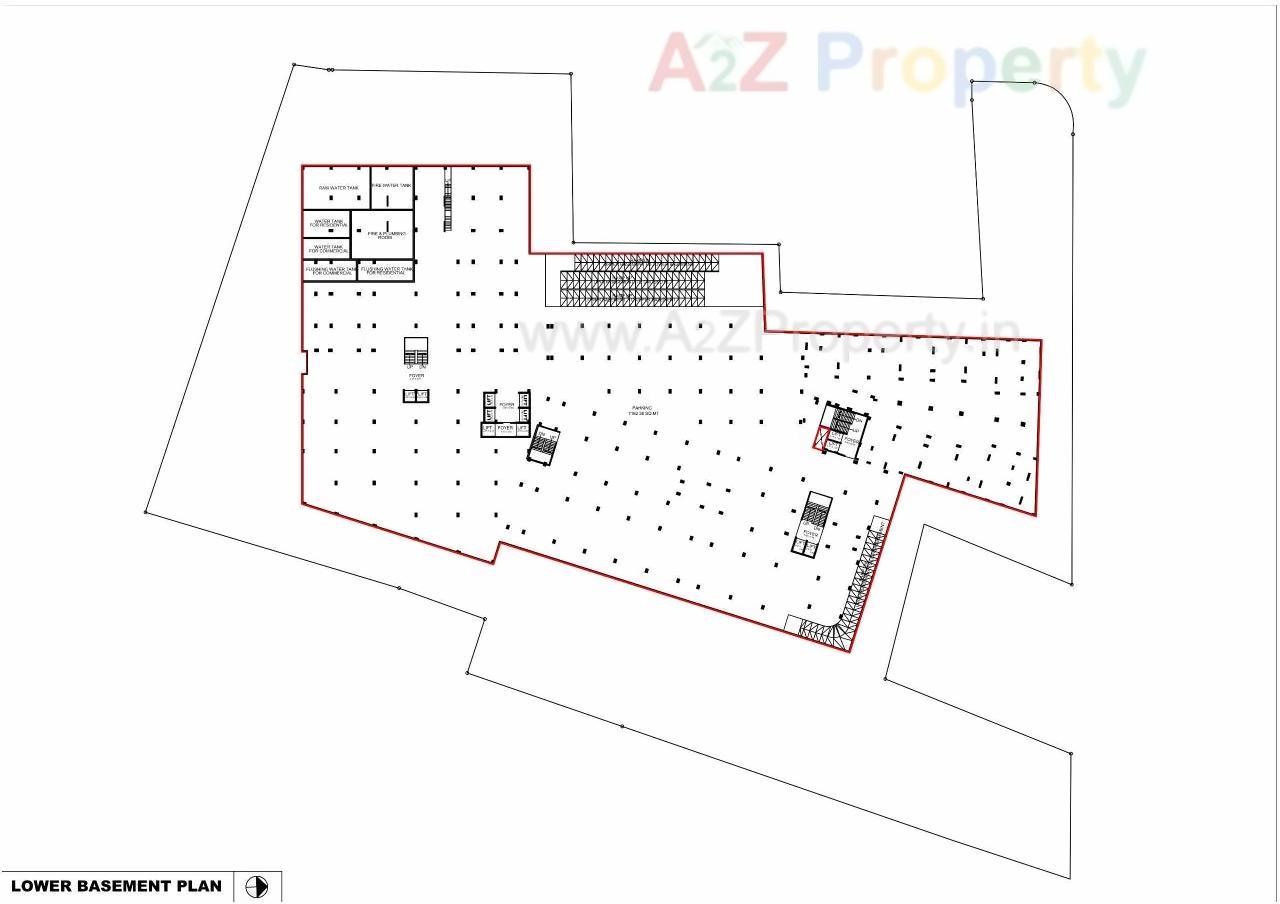 Layout of real estate project Jv Translife located at Nizampura, Vadodara, Gujarat