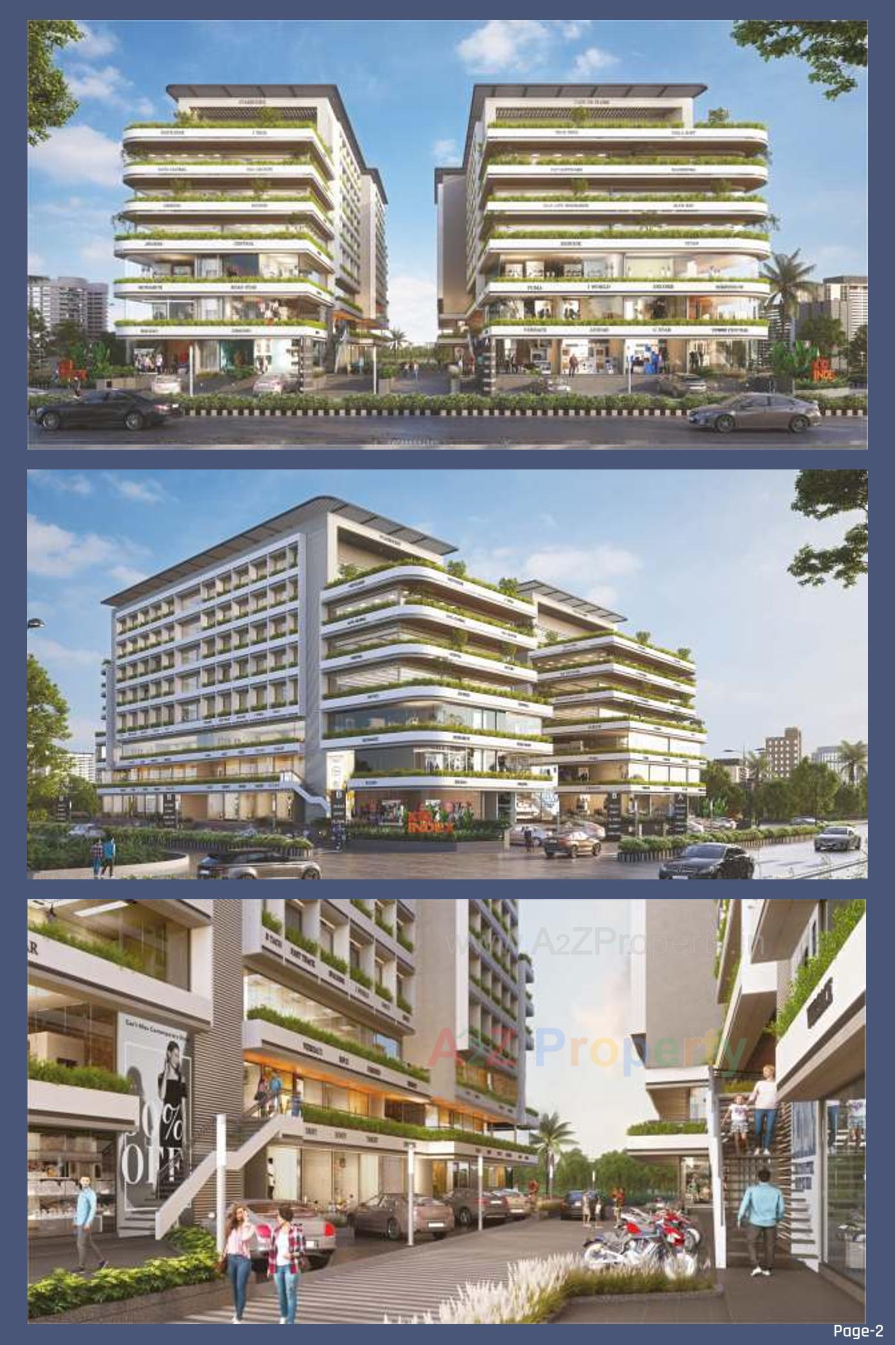 3D Elevation of real estate project K10 Index located at V--kasba, Vadodara, Gujarat