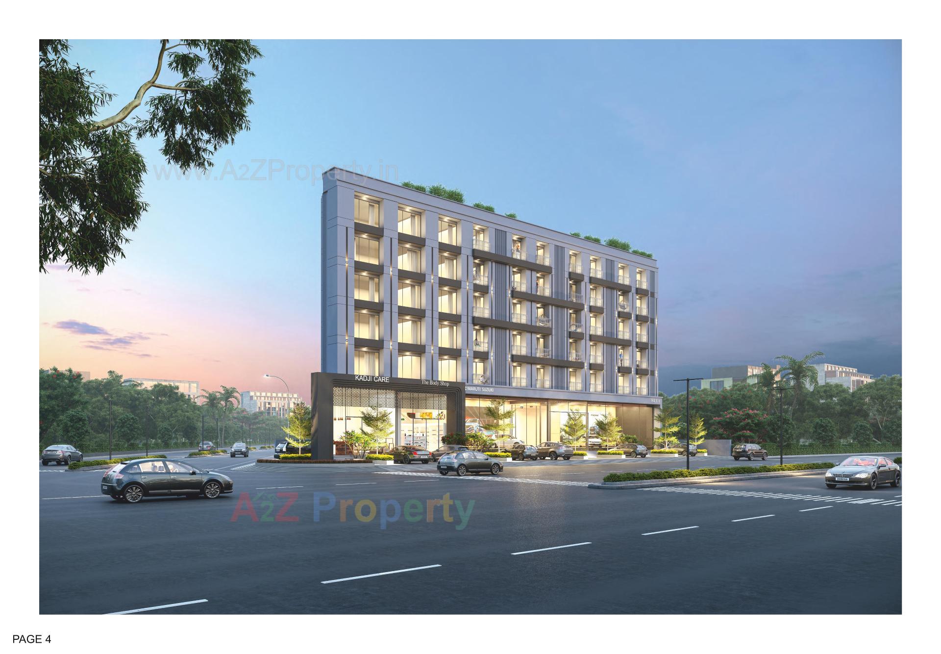 3D Elevation of real estate project Kadji House located at Kalali, Vadodara, Gujarat