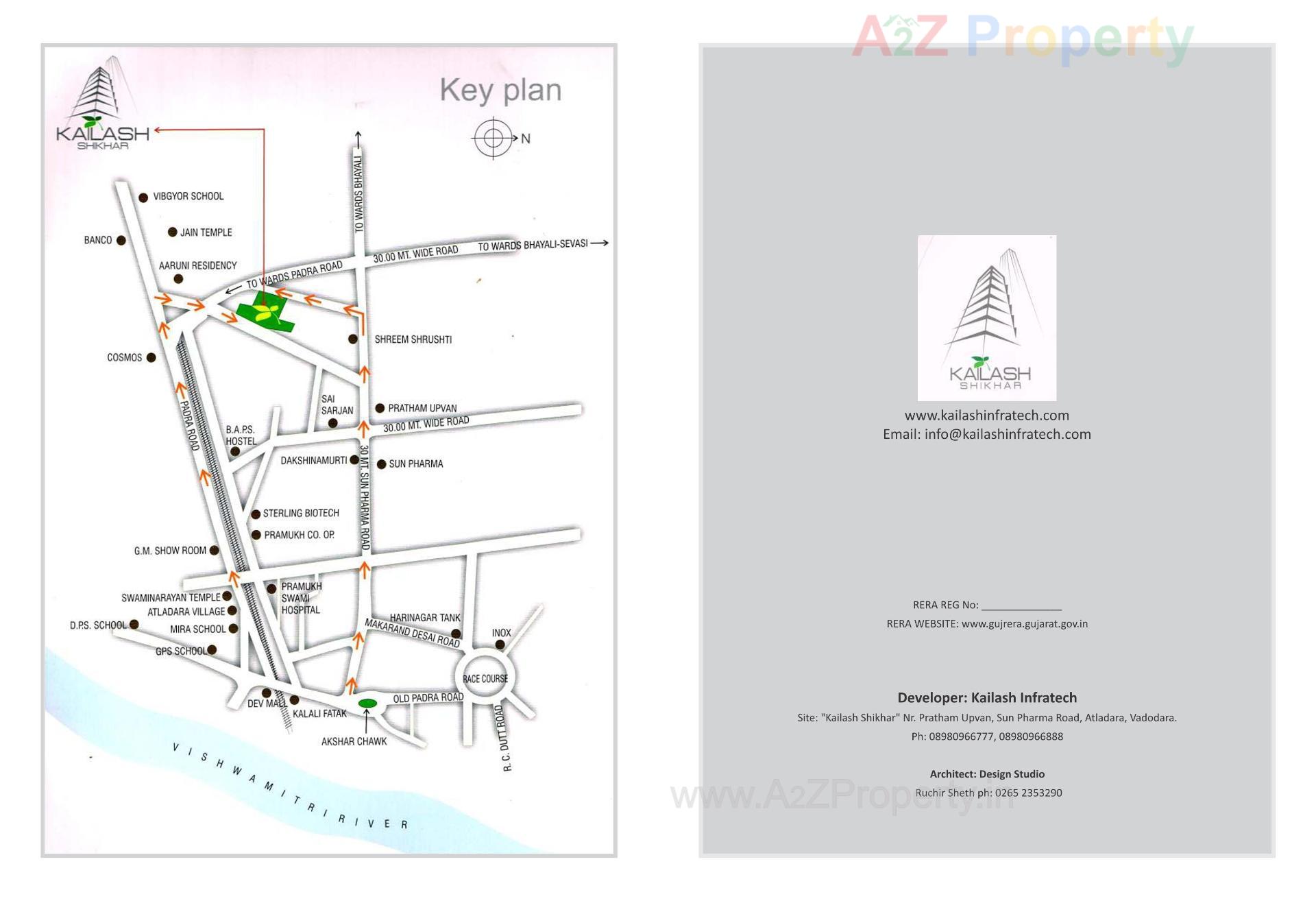  of real estate project Kailash Shikhar located at Atladara, Vadodara, Gujarat