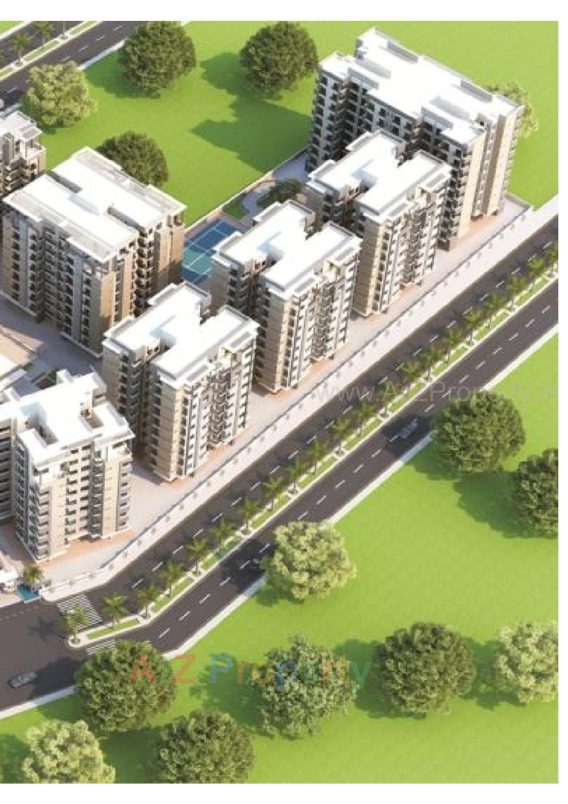 3D Elevation of real estate project Kailash Shikhar located at Atladara, Vadodara, Gujarat
