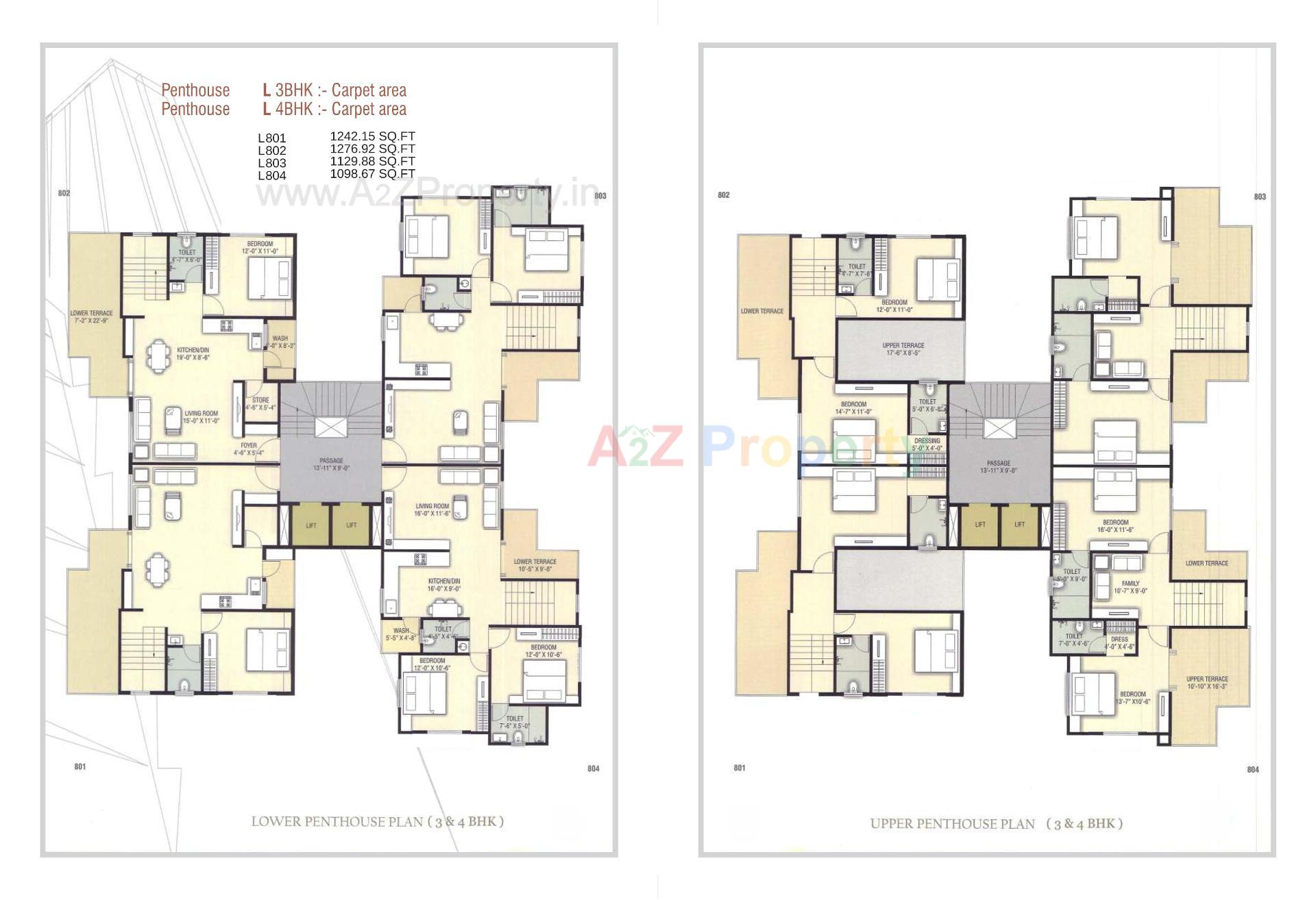 Layout of real estate project Kailash Shikhar located at Atladara, Vadodara, Gujarat