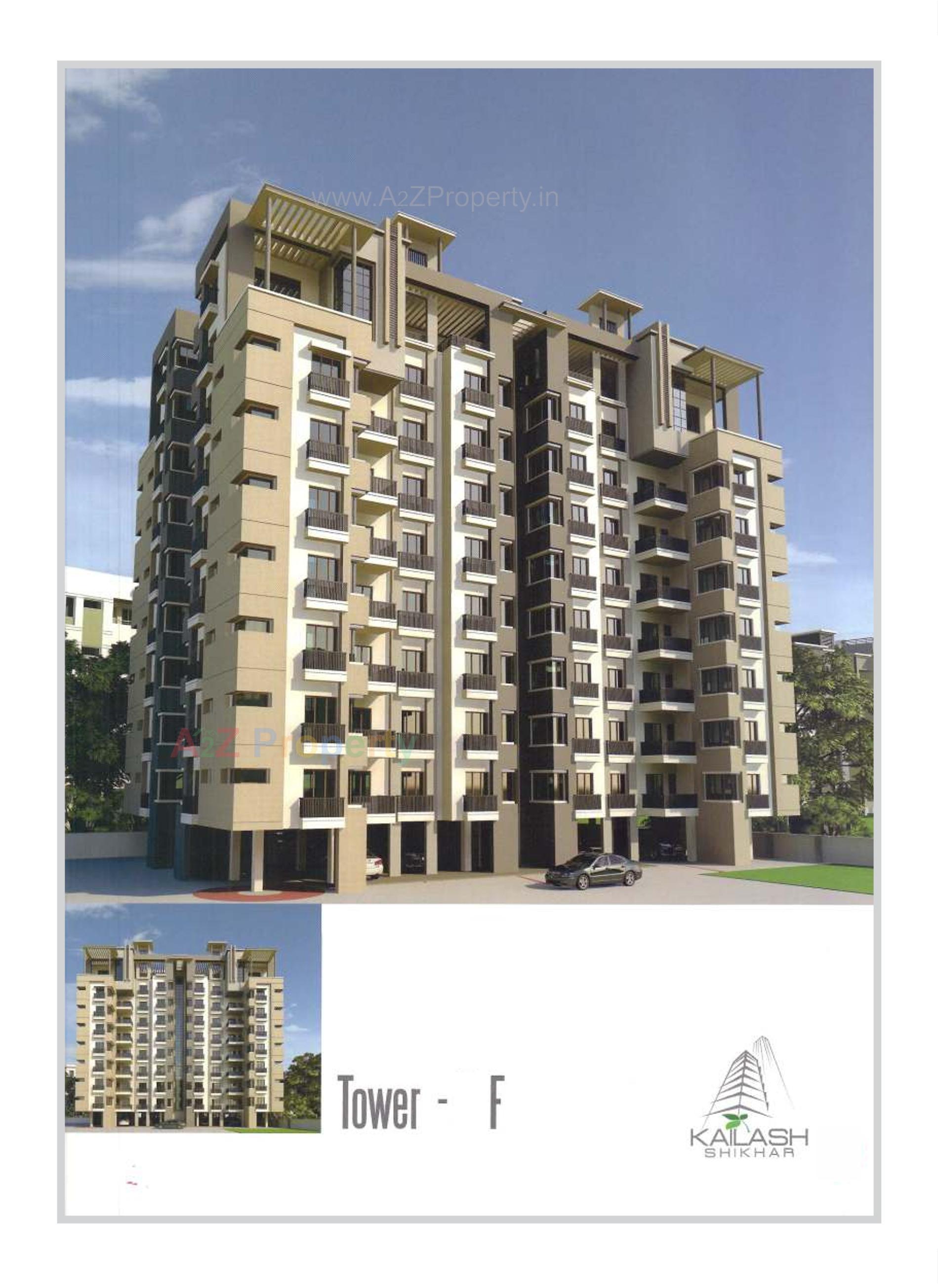 3D Elevation of real estate project Kailash Shikhar located at Atladara, Vadodara, Gujarat