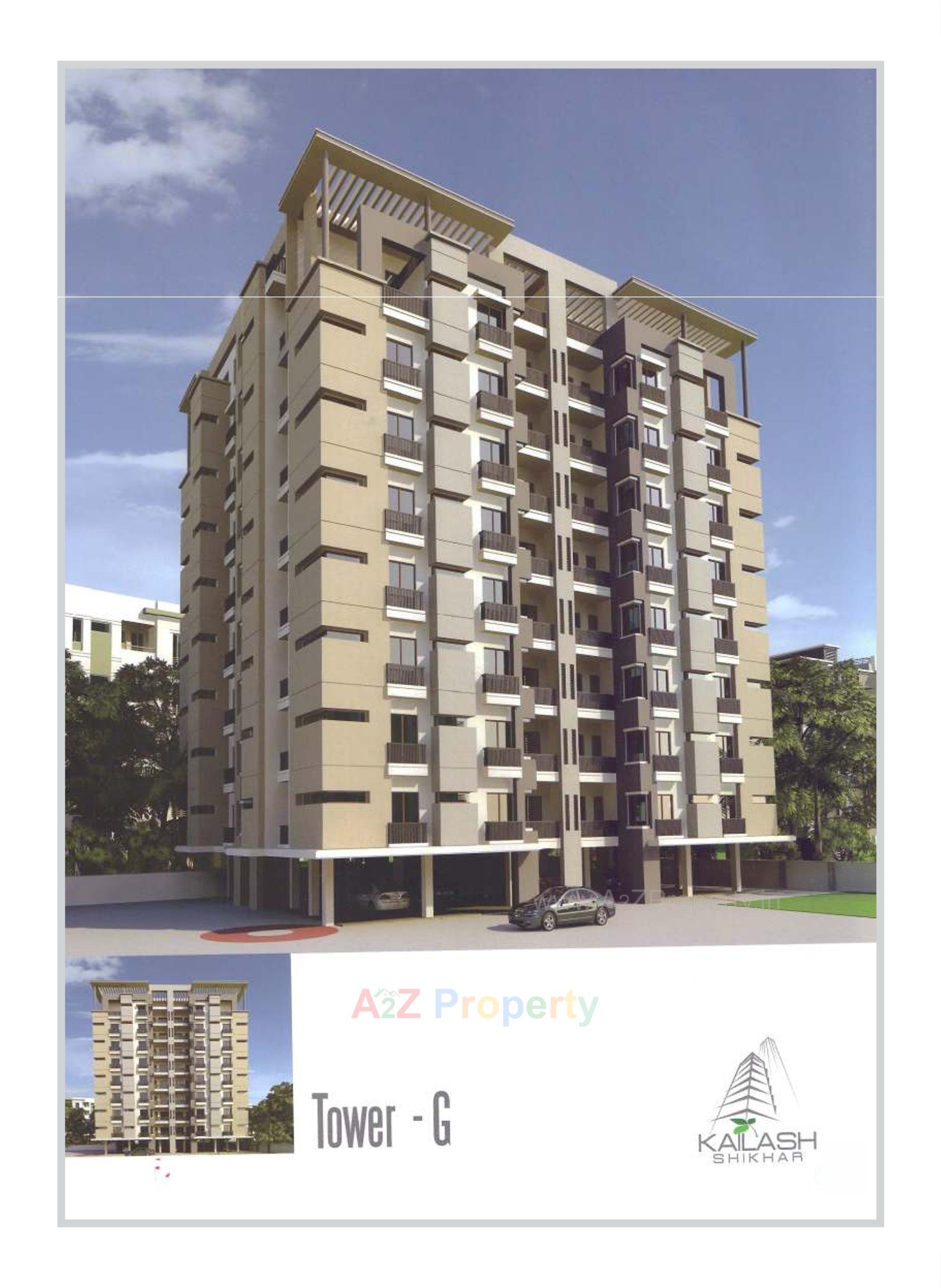 3D Elevation of real estate project Kailash Shikhar located at Atladara, Vadodara, Gujarat