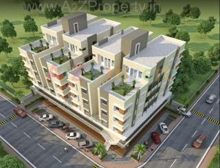 Elevation of real estate project Kalash Elite located at Bhayli, Vadodara, Gujarat