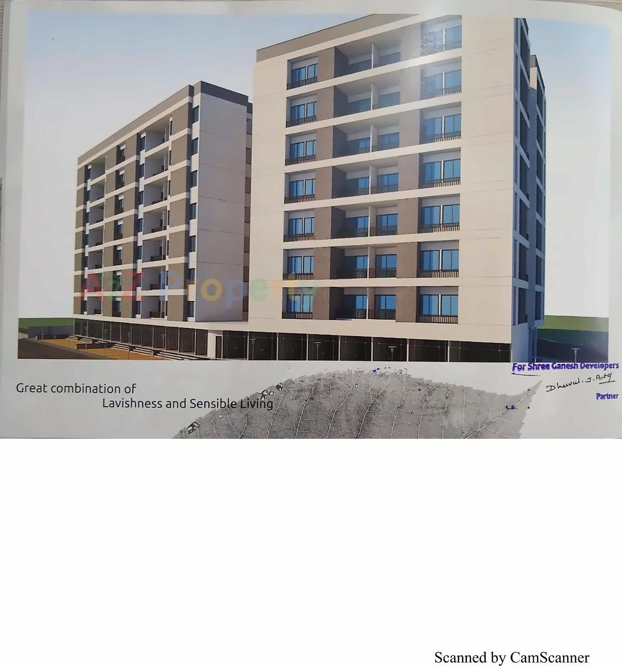 3D Elevation of real estate project Kalash Icon located at Tarsali, Vadodara, Gujarat