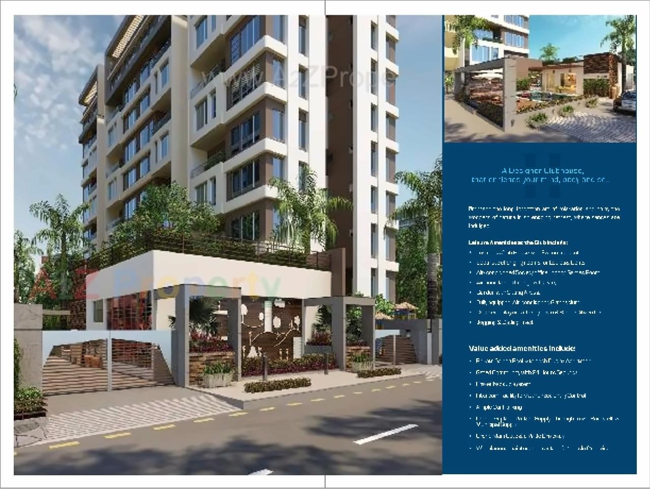 3D Elevation of real estate project Kalp Nishang located at Gotri, Vadodara, Gujarat