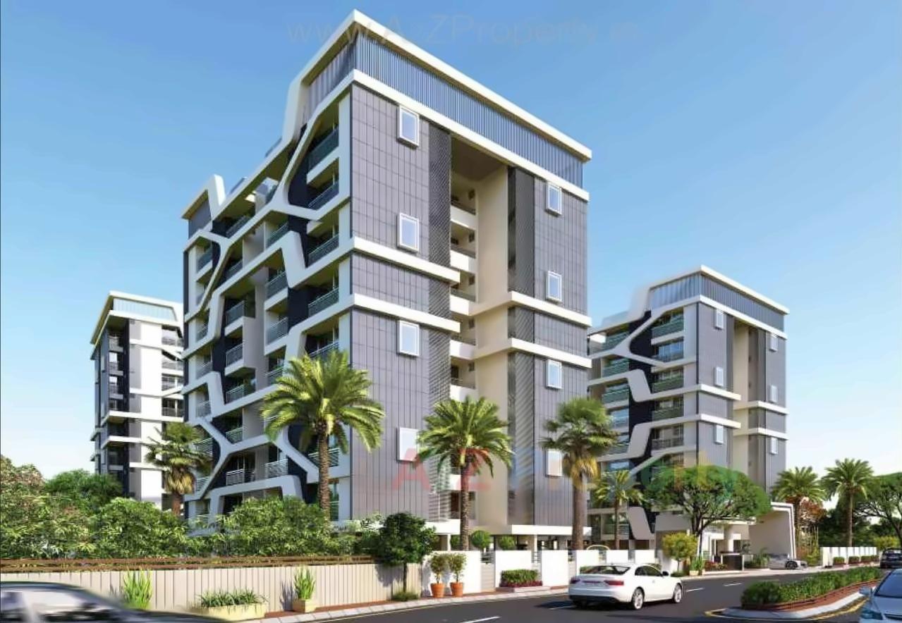 3D Elevation of real estate project Kalp Pavitra located at Gotri, Vadodara, Gujarat