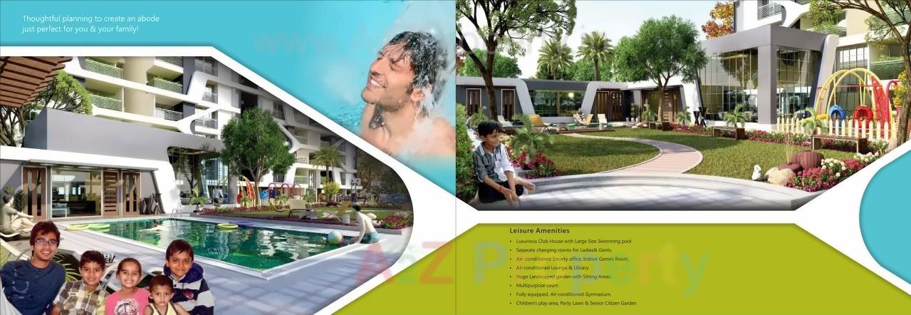 3D Elevation of real estate project Kalp Pavitra located at Gotri, Vadodara, Gujarat