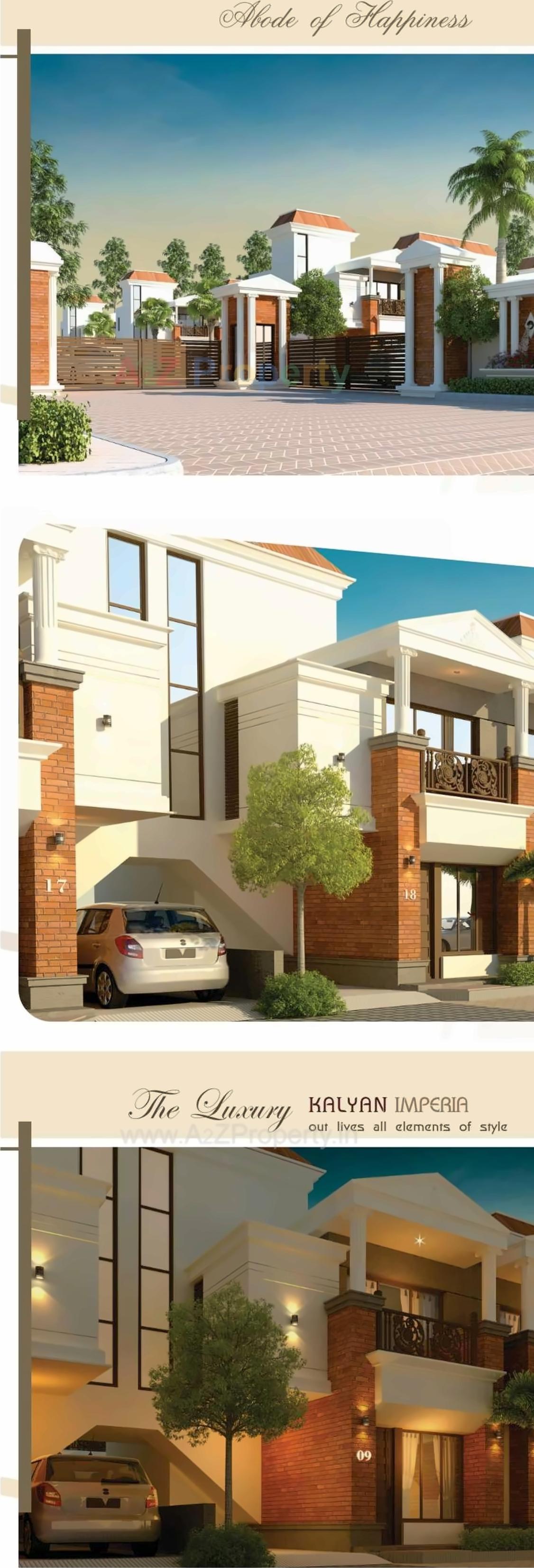3D Elevation of real estate project Kalyan Imperia located at Bhayli, Vadodara, Gujarat