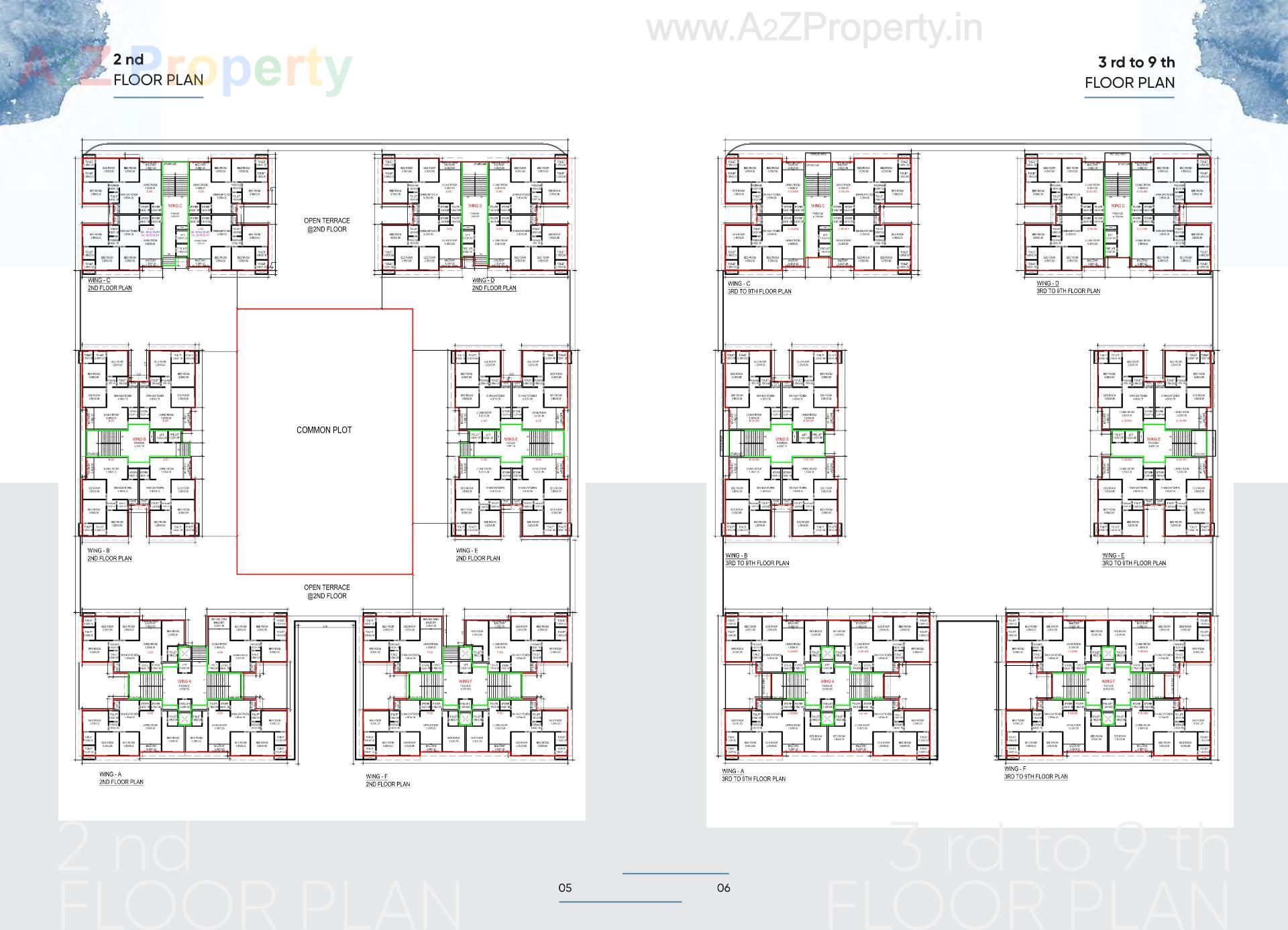 Layout of real estate project Kamaxi Avenue located at Ankhol, Vadodara, Gujarat