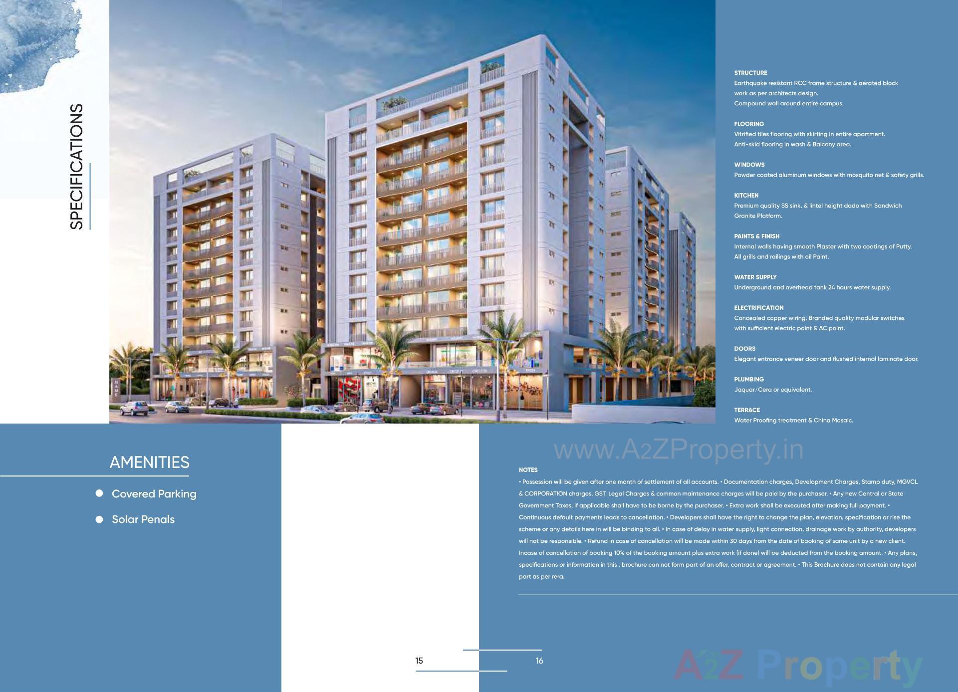 3D Elevation of real estate project Kamaxi Avenue located at Ankhol, Vadodara, Gujarat