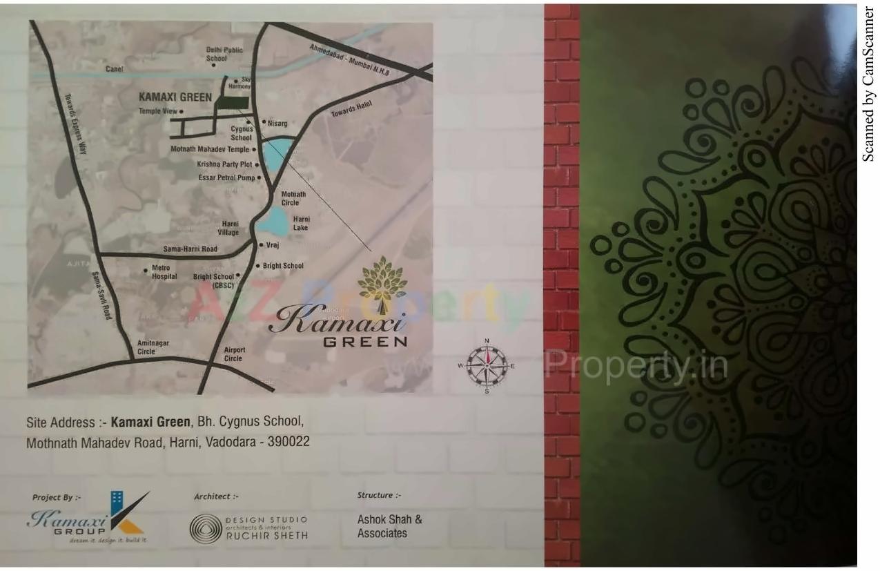  of real estate project Kamaxi Green located at Harni, Vadodara, Gujarat