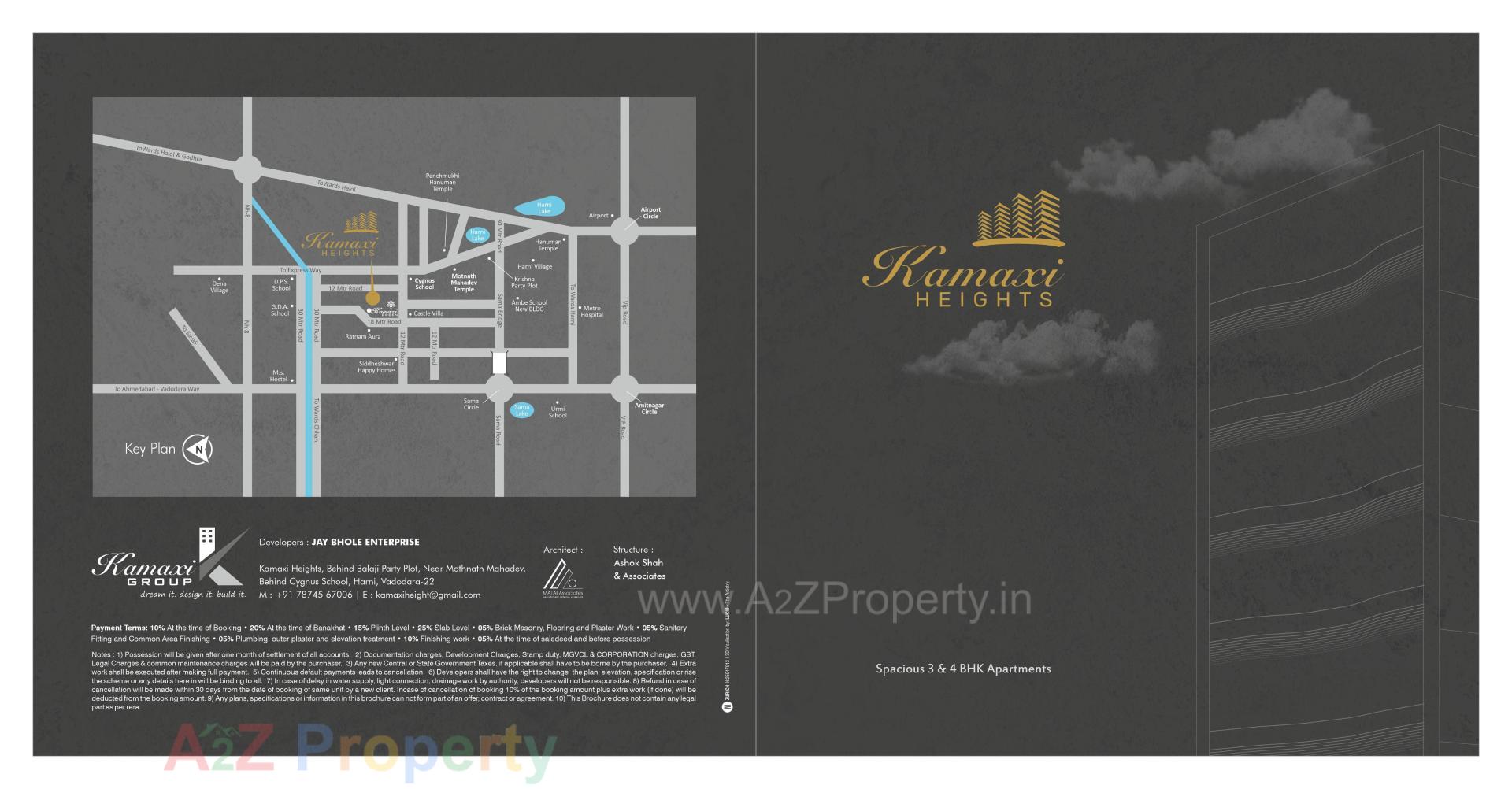  of real estate project Kamaxi Heights located at Harni, Vadodara, Gujarat