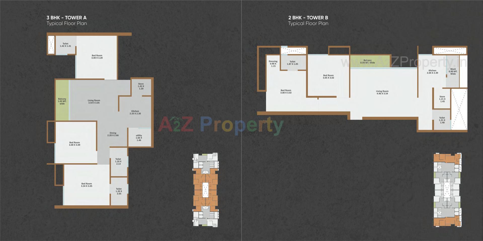 Layout of real estate project Kamaxi Highrise located at Sama, Vadodara, Gujarat