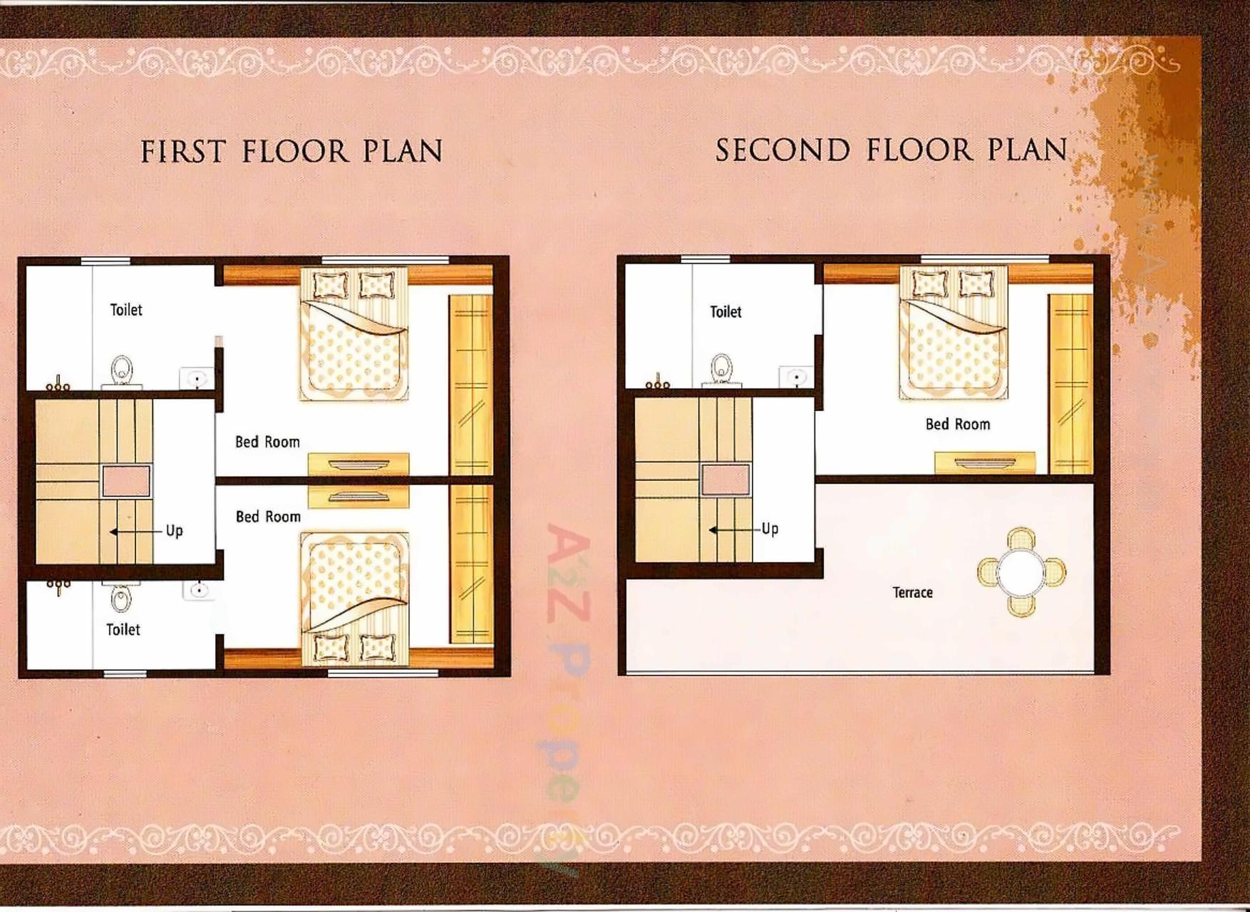 Layout of real estate project Kamaxi Triplex located at Harni, Vadodara, Gujarat