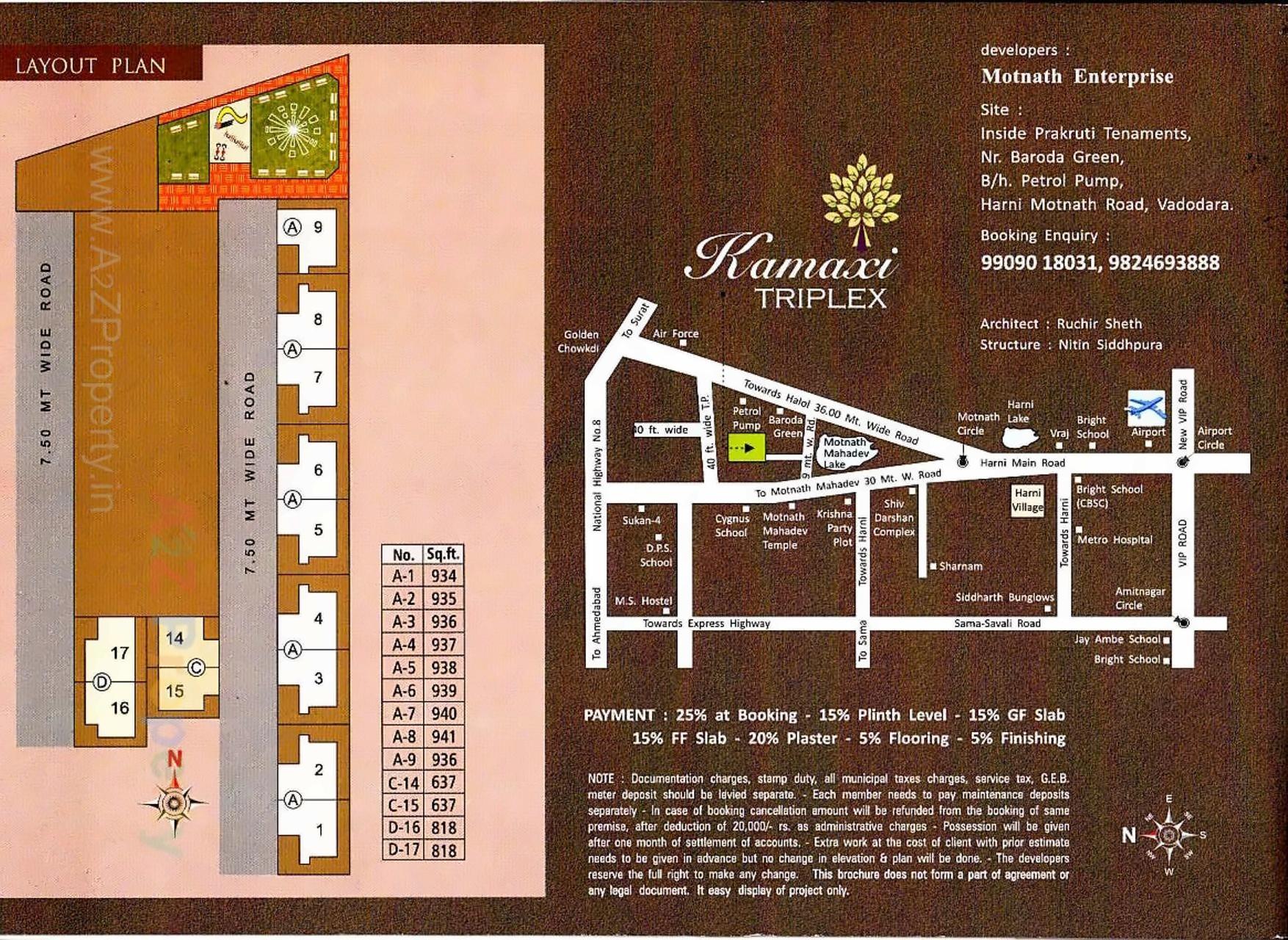  of real estate project Kamaxi Triplex located at Harni, Vadodara, Gujarat