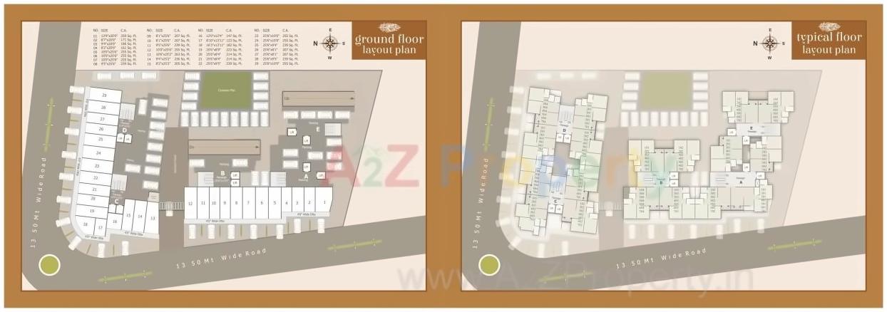 Layout of real estate project Kamdhenu Complex located at Savad, Vadodara, Gujarat