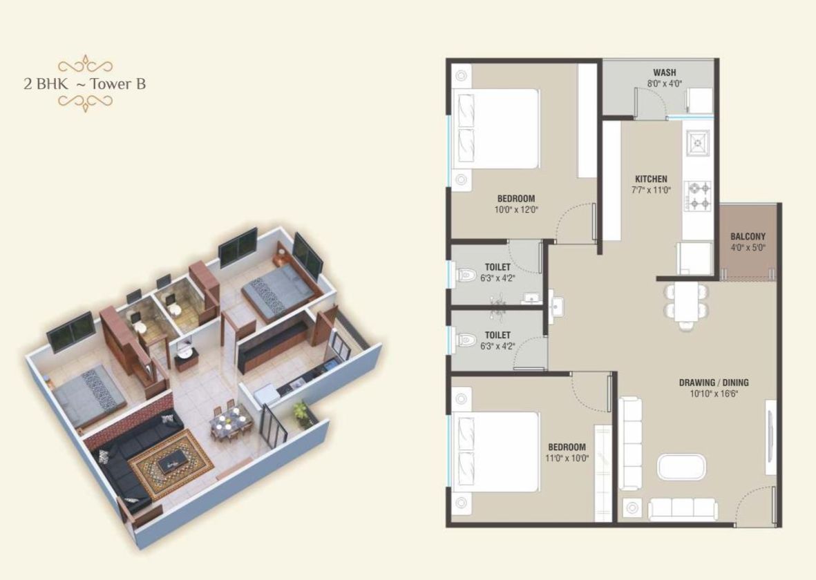 Layout of real estate project Kamdhenu Residency located at Tarsali, Vadodara, Gujarat