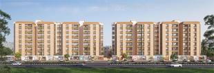Elevation of real estate project Kamdhenu Serenity Sky located at Ankhol, Vadodara, Gujarat