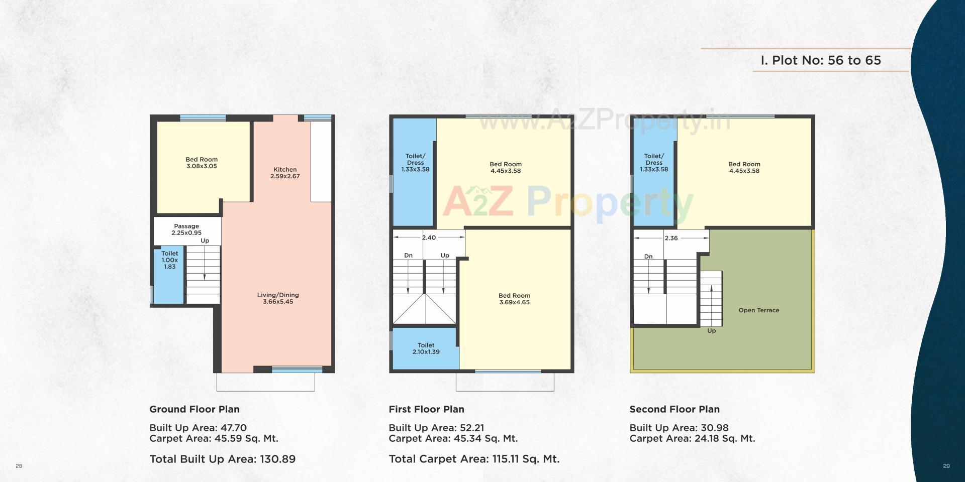 Layout of real estate project Kamdhenu Serenity Villa located at Ankhol, Vadodara, Gujarat