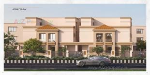 Elevation of real estate project Kamdhenu Serenity Villa located at Ankhol, Vadodara, Gujarat