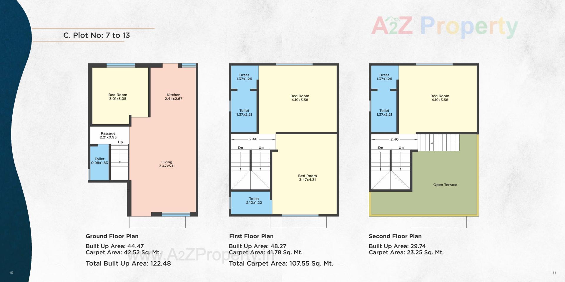 Layout of real estate project Kamdhenu Serenity Villa located at Ankhol, Vadodara, Gujarat