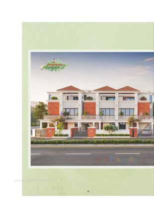 Elevation of real estate project Kanha Aangan located at Kapurai , Vadodara, Gujarat