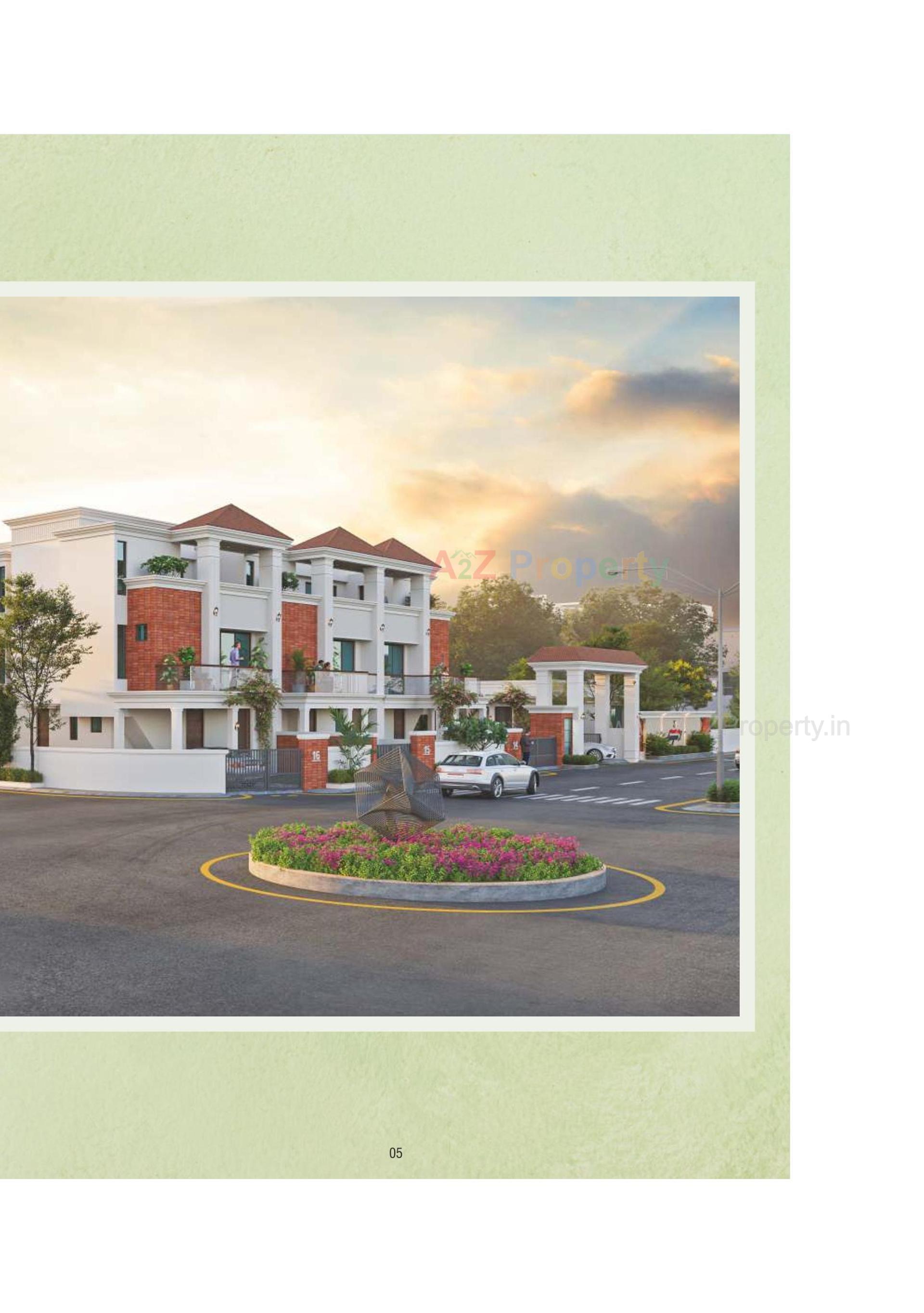 3D Elevation of real estate project Kanha Aangan located at Kapurai , Vadodara, Gujarat