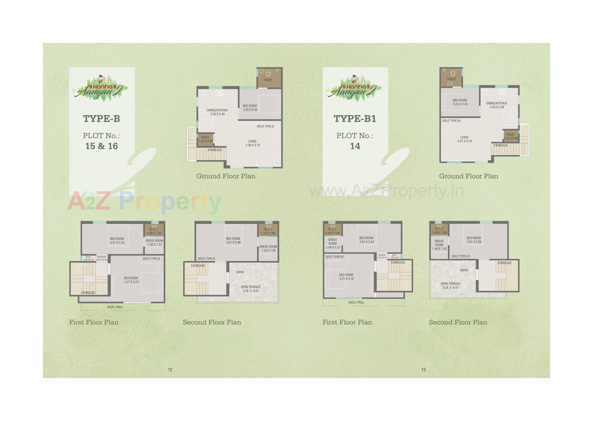 Layout of real estate project Kanha Aangan located at Kapurai , Vadodara, Gujarat