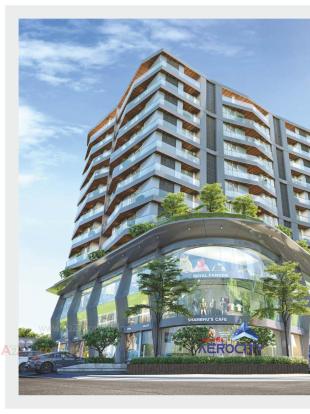 Elevation of real estate project Kanha Aerocity located at Sayajipura, Vadodara, Gujarat