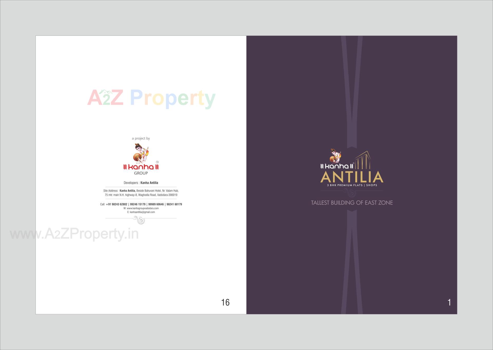  of real estate project Kanha Antilia located at Kapurai, Vadodara, Gujarat
