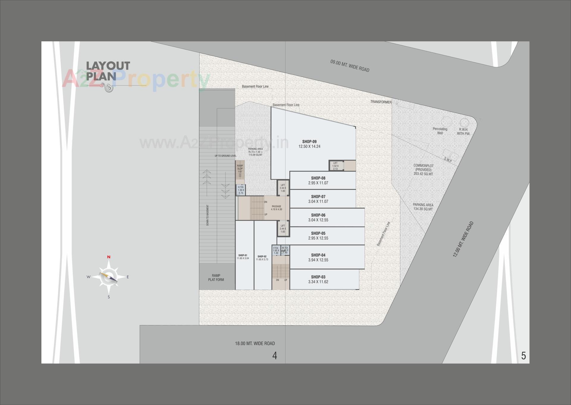 Layout of real estate project Kanha Antilia located at Kapurai, Vadodara, Gujarat