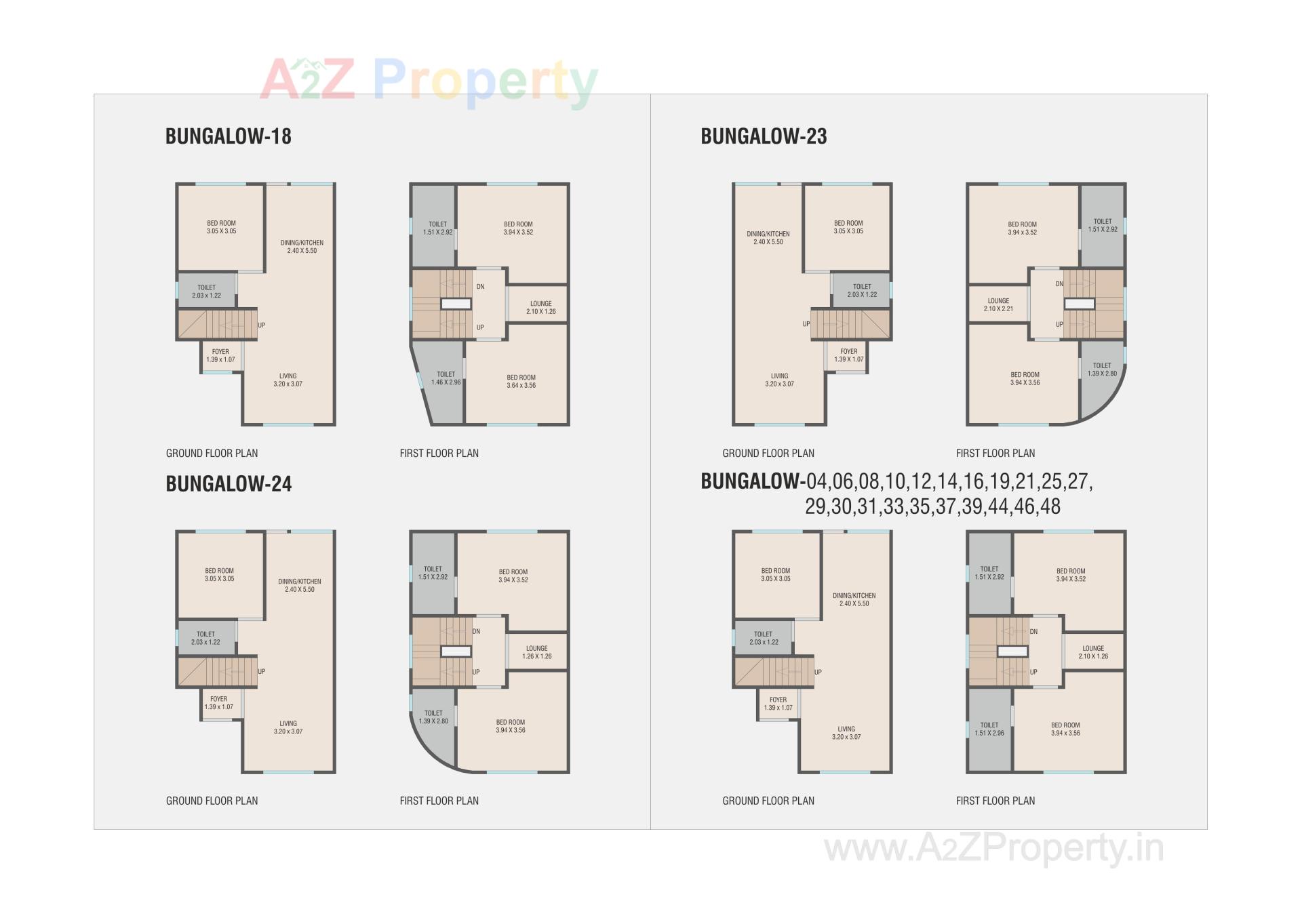 Layout of real estate project Kanha Arise located at Nimetha, Vadodara, Gujarat