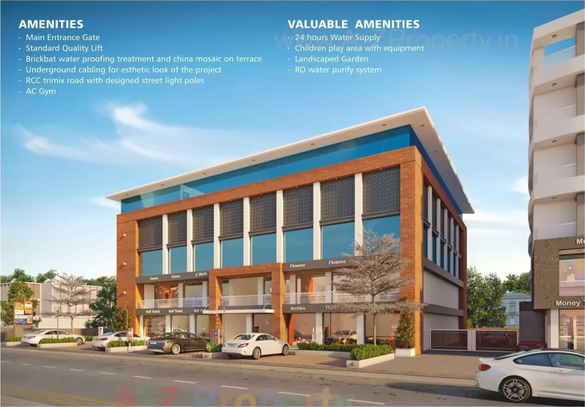 3D Elevation of real estate project Kanha Dreamland located at Bapod, Vadodara, Gujarat